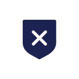 Icon showing things to avoid